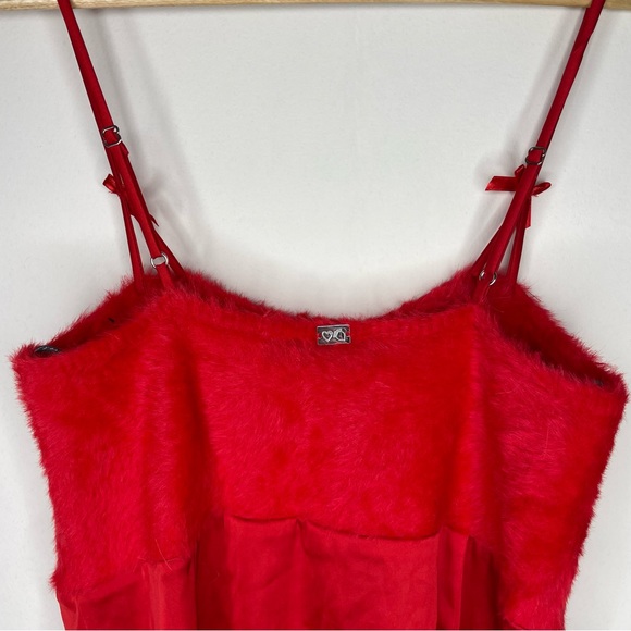 NWT For Love & Lemons x Victoria’s Secret Beautiful Red Slip Dress size M - Picture 5 of 11